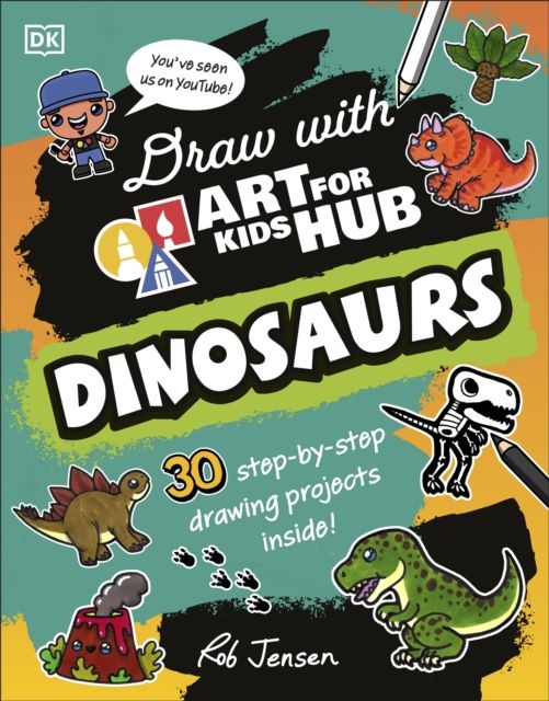 Forsidebilde av Draw with Art for Kids Hub Dinosaurs