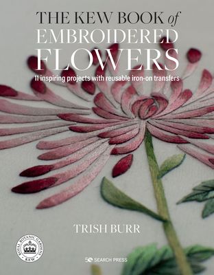 Forsidebilde av The Kew book of embroidered flowers