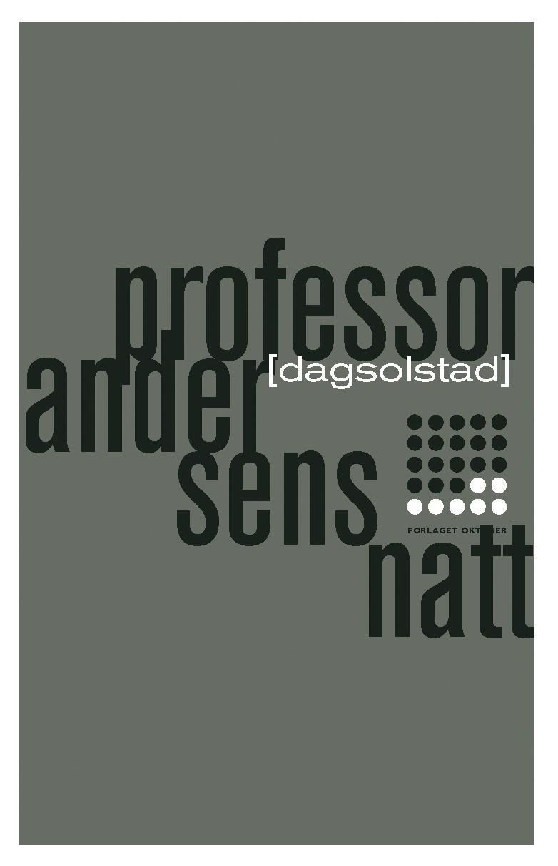 Professor Andersens natt : roman