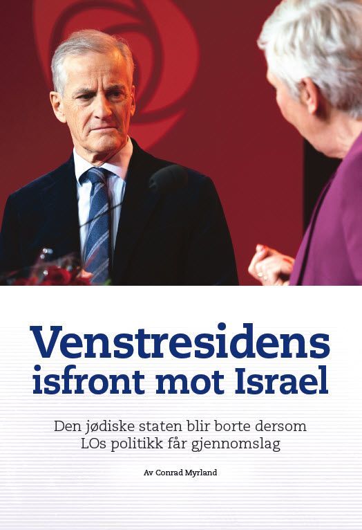 Venstresidens isfront mot Israel : den jødiske staten blir borte dersom LOs politikk får gjennomslag : hva er feil i ventresidens framstilling av Israel?