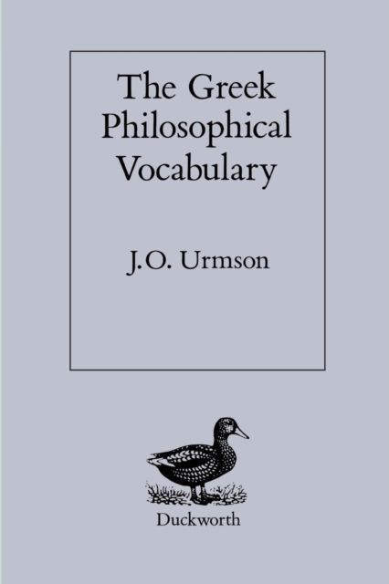 The Greek Philosophical Vocabulary