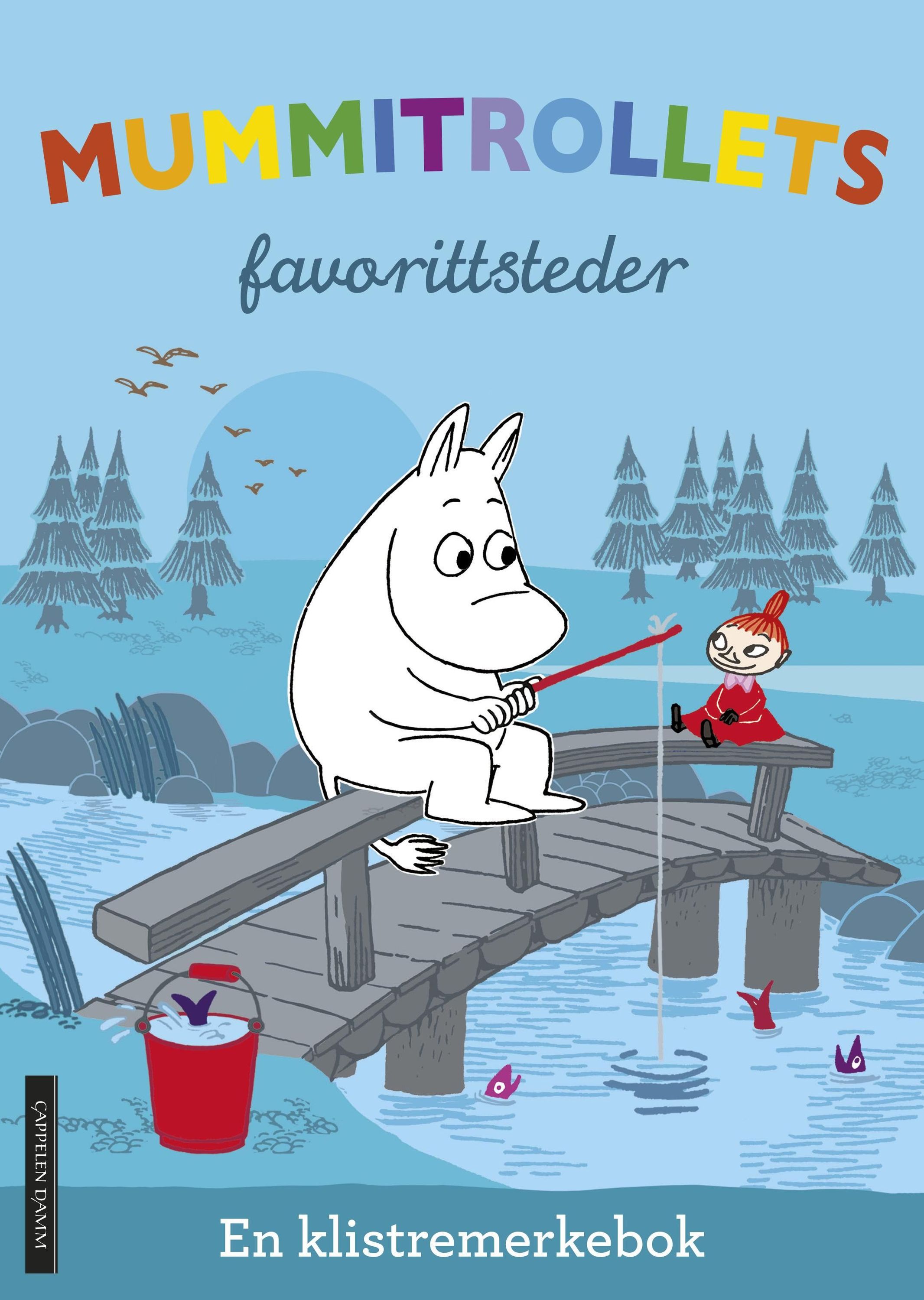 Mummitrollets favorittsteder : en klistremerkebok