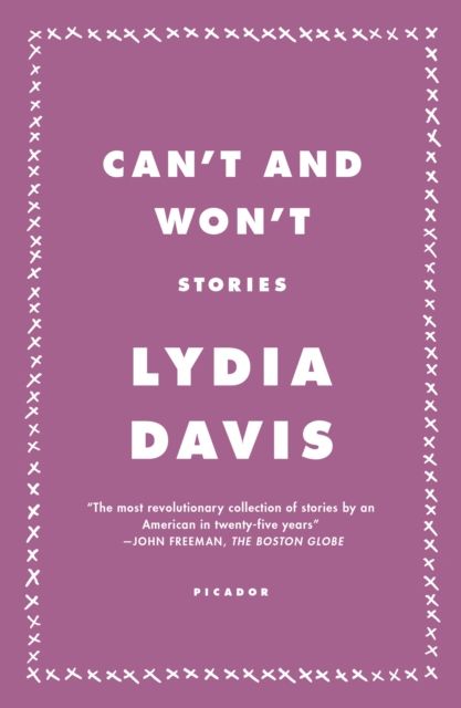 Can't and Won't : Stories