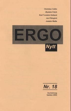 Ergonytt nr. 18 : høsten 2002
