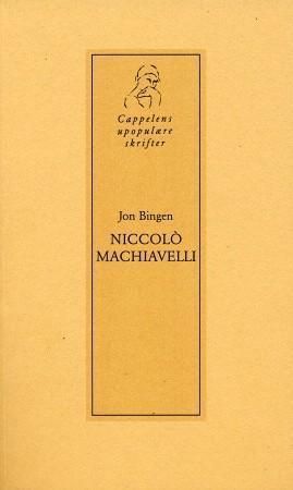 Nicollò Machiavelli