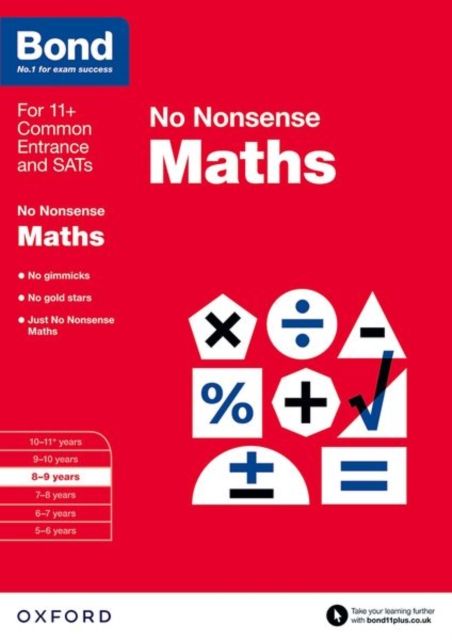 Bond: Maths: No Nonsense : 8-9 years