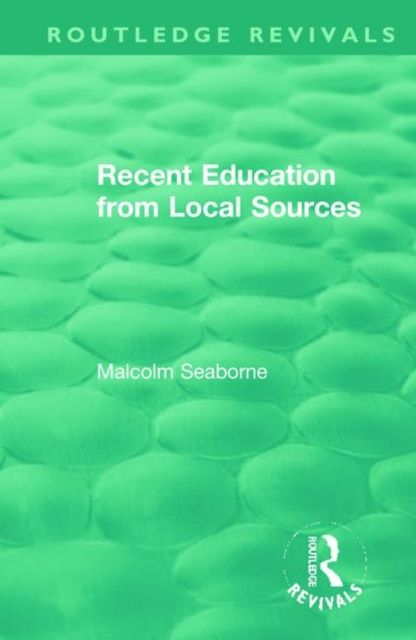 Recent Education from Local Sources