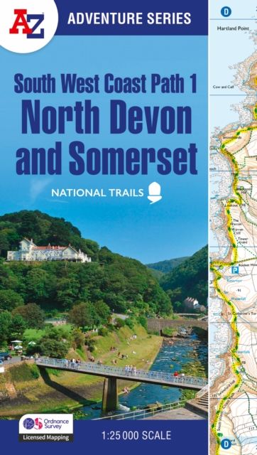 South West Coast Path 1 – North Devon & Somerset : With Ordnance Survey Mapping