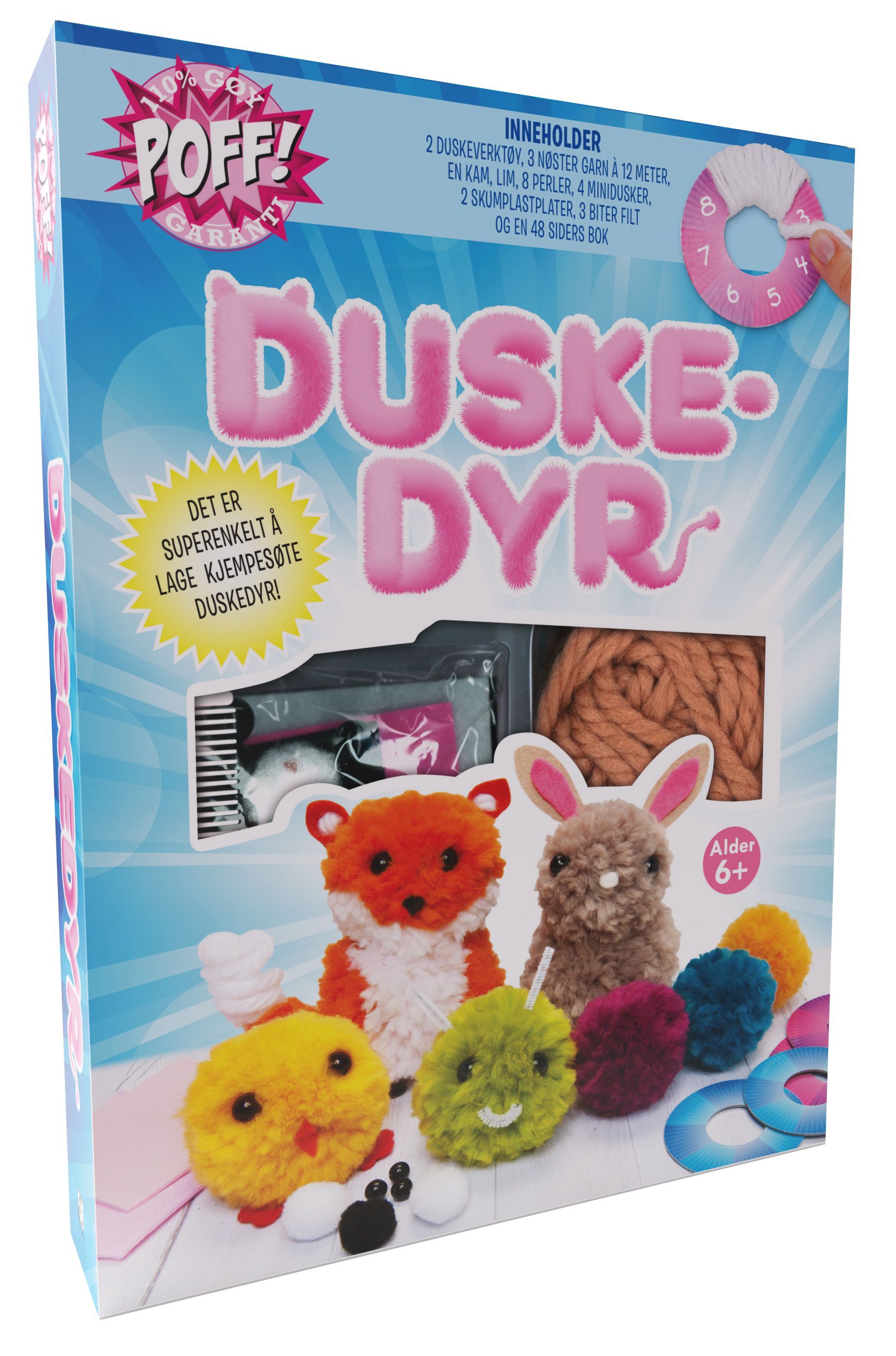 Duskedyr : bok- og lekesett