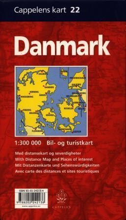 Danmark : bil- og turistkart