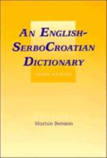 Forsidebilde av English-SerboCroatian Dictionary