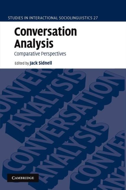 Conversation Analysis : Comparative Perspectives