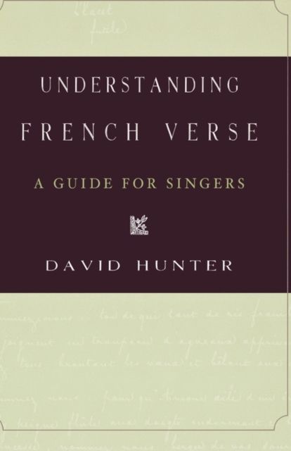 Forsidebilde av Understanding French Verse : A Guide for Singers