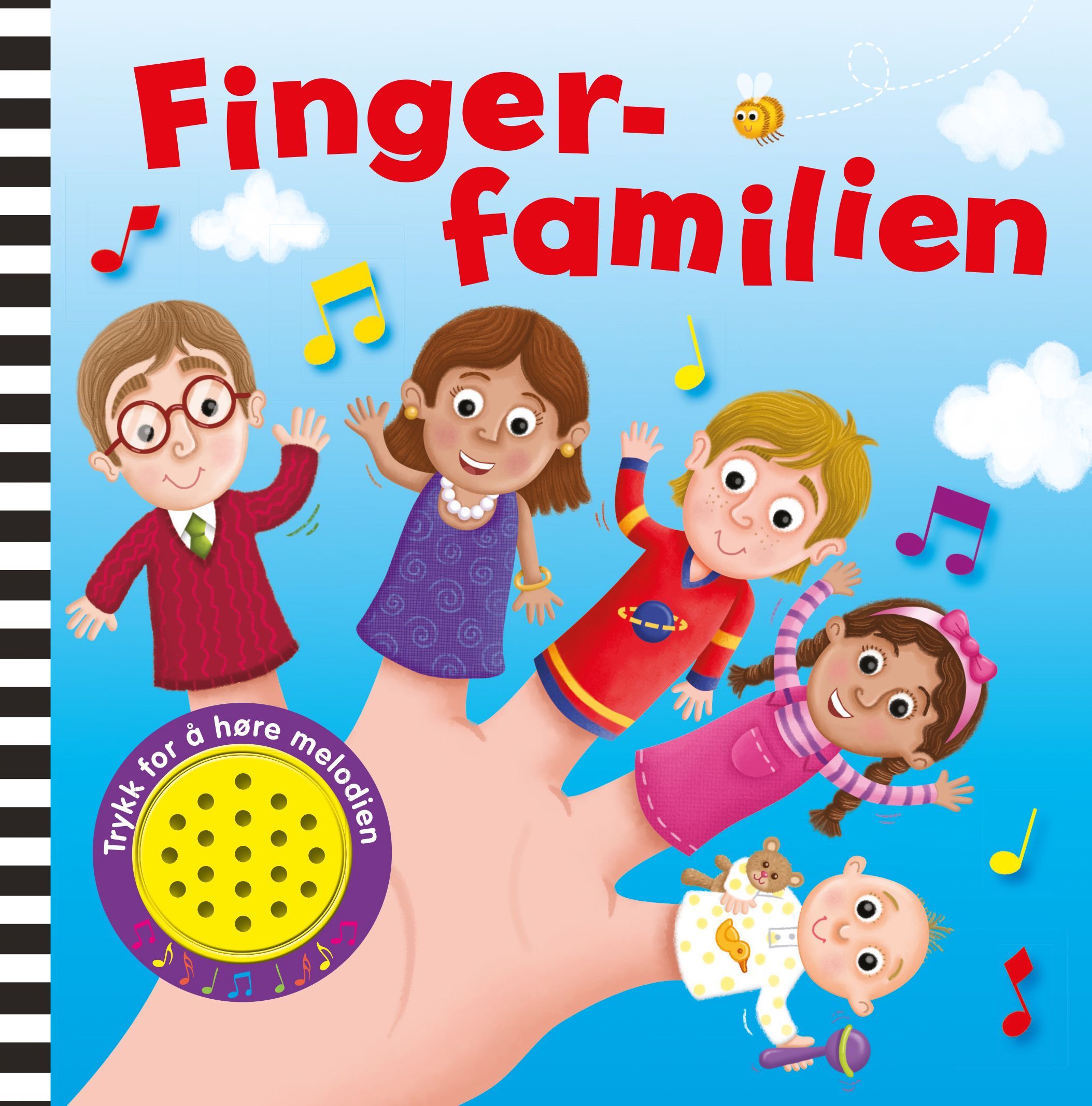 Fingerfamilien : bok med lydknapp