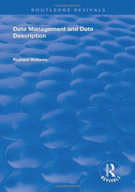 Data Management and Data Description