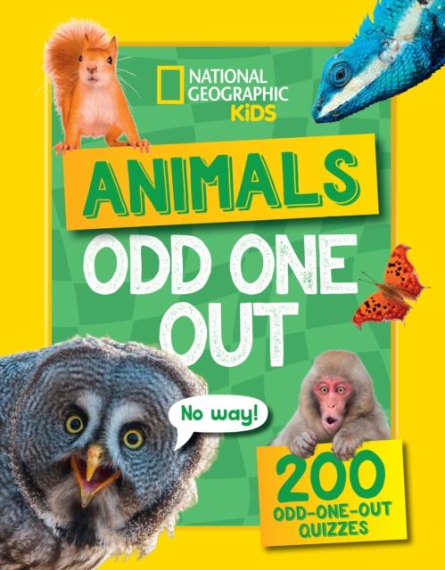 Animals Odd One Out : A Fun-Filled Game Book with 200 Quizzes
