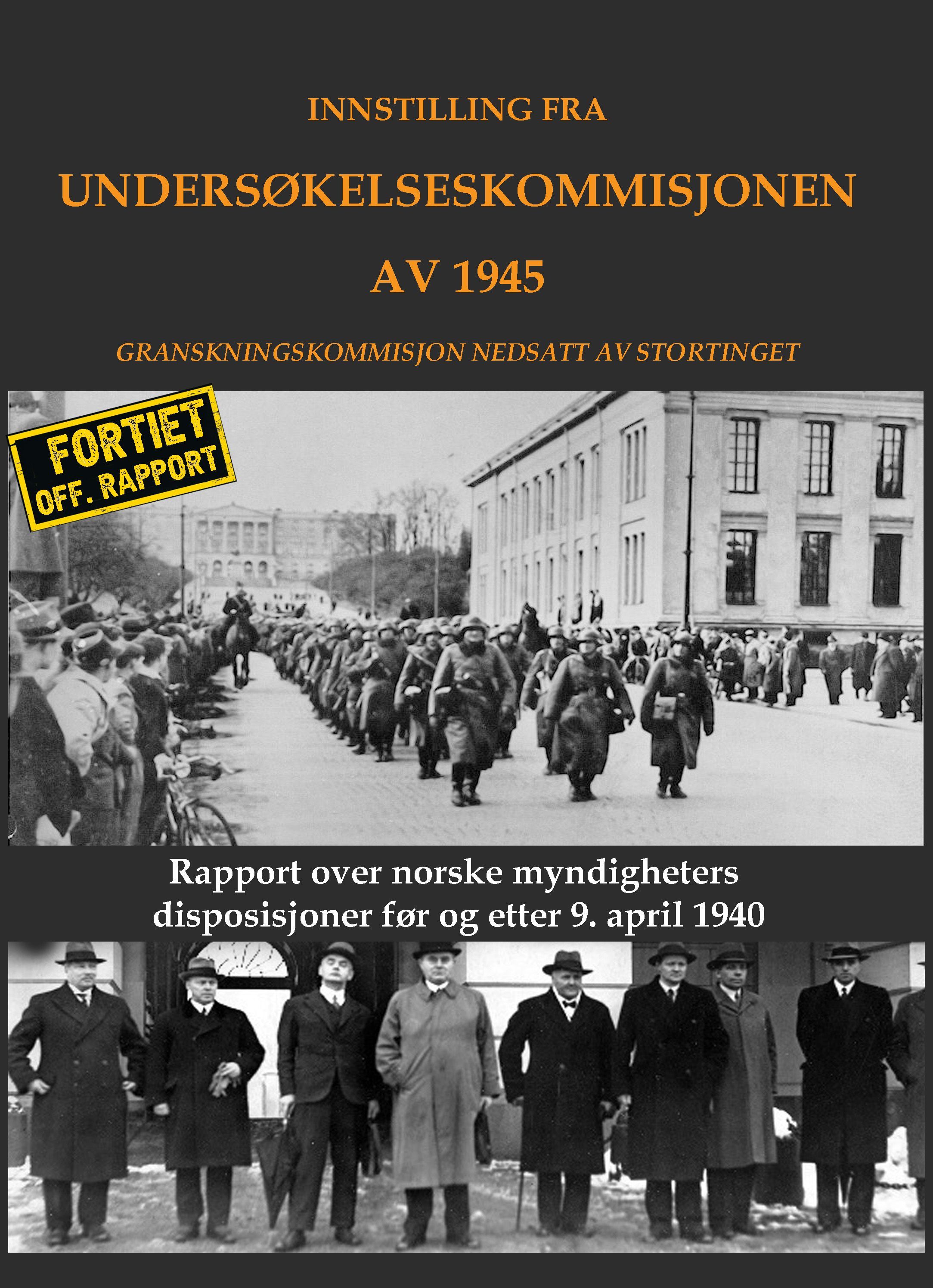 Innstilling fra Undersøkelseskommisjonen av 1945 : utenriks- og forsvarspolitikk under regjeringen Nygaardsvold til 7. juni 1940, Administrasjonsrådet, Riksrådsforhandlingene, Høyesterett, Fylkesmennene og nyordningen av kommunene 1940