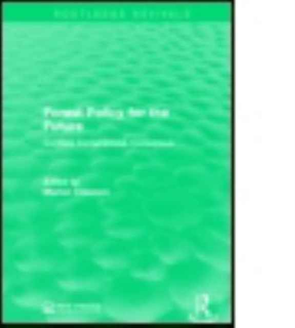 Forest Policy for the Future : Conflict, Compromise, Consensus