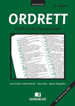 Ordrett : ordliste for barnesteget