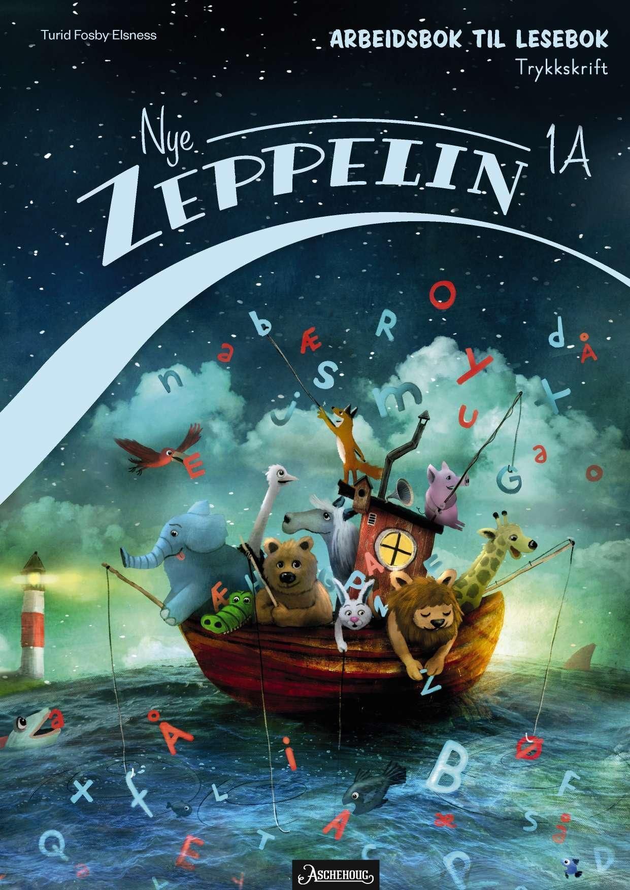 Forsidebilde av Nye Zeppelin 1A : norsk for barnetrinnet. Arbeidsbok : trykkskrift