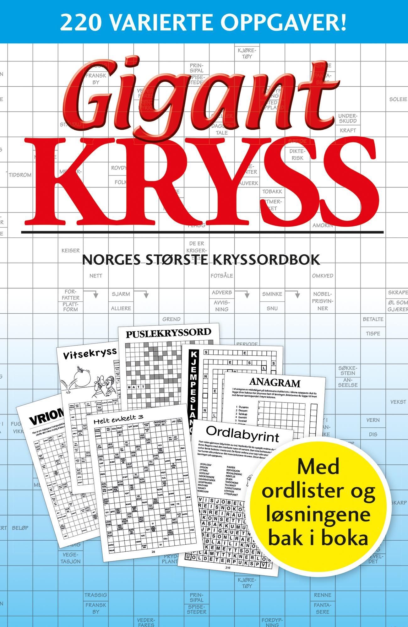 Gigantkryss 2 : Norges største kryssordbok
