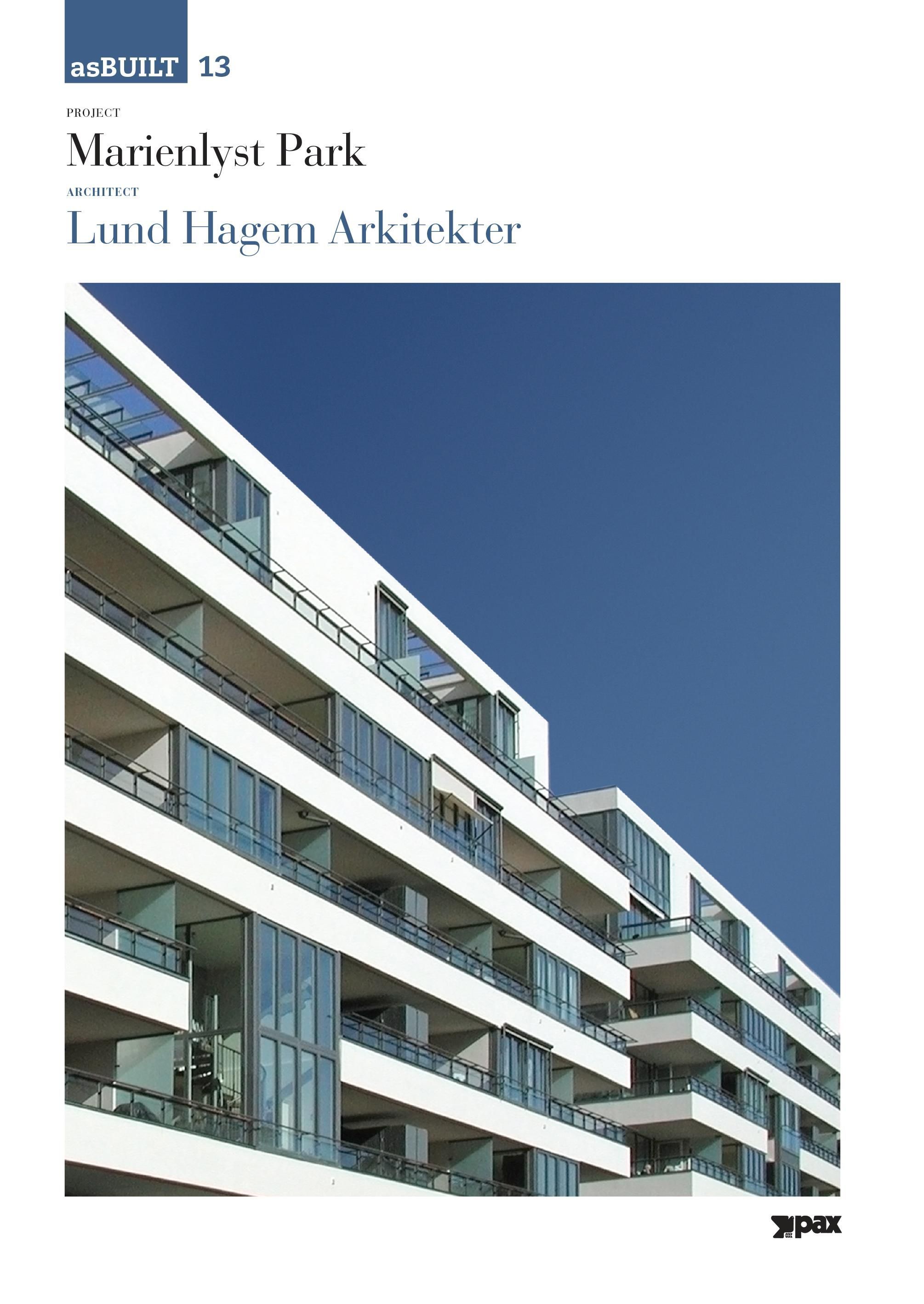 Project Marienlyst park, architect Lund Hagem