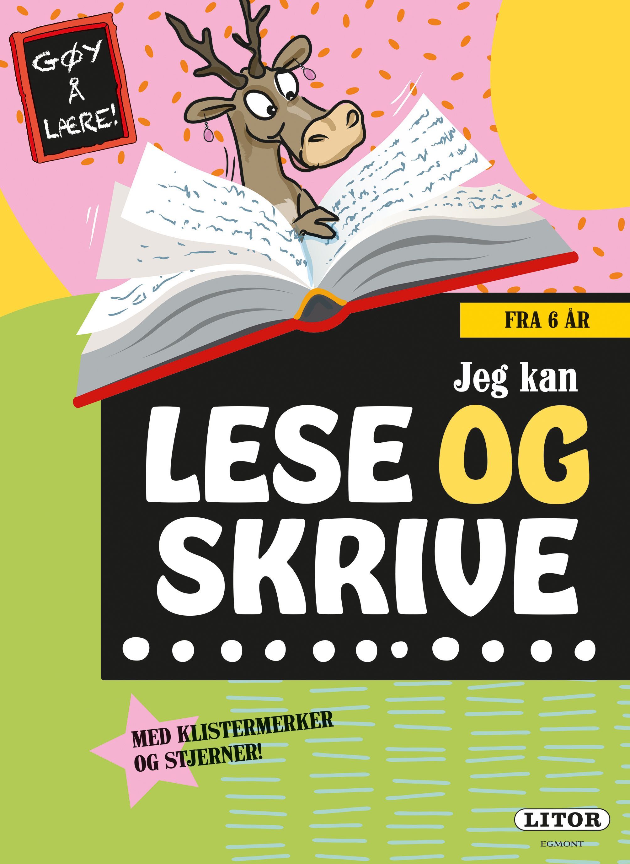 Jeg kan lese og skrive : med stjerner og klistremerker