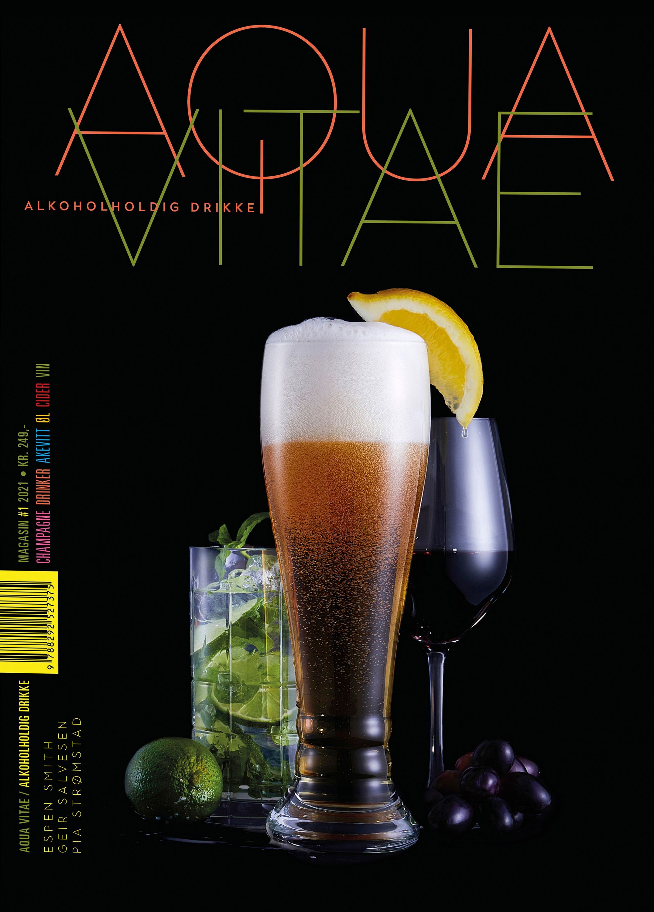 Aqua vitae : alkoholholdig drikke. Magasin #1 2021