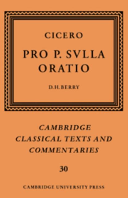 Cicero: Pro P. Sulla oratio