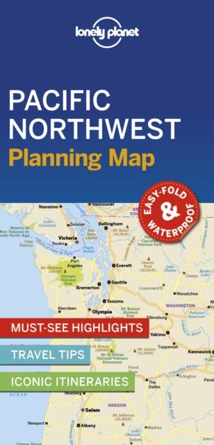 Lonely Planet Pacific Northwest Planning Map