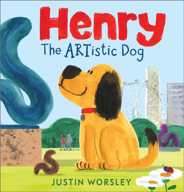 Henry the artistic dog