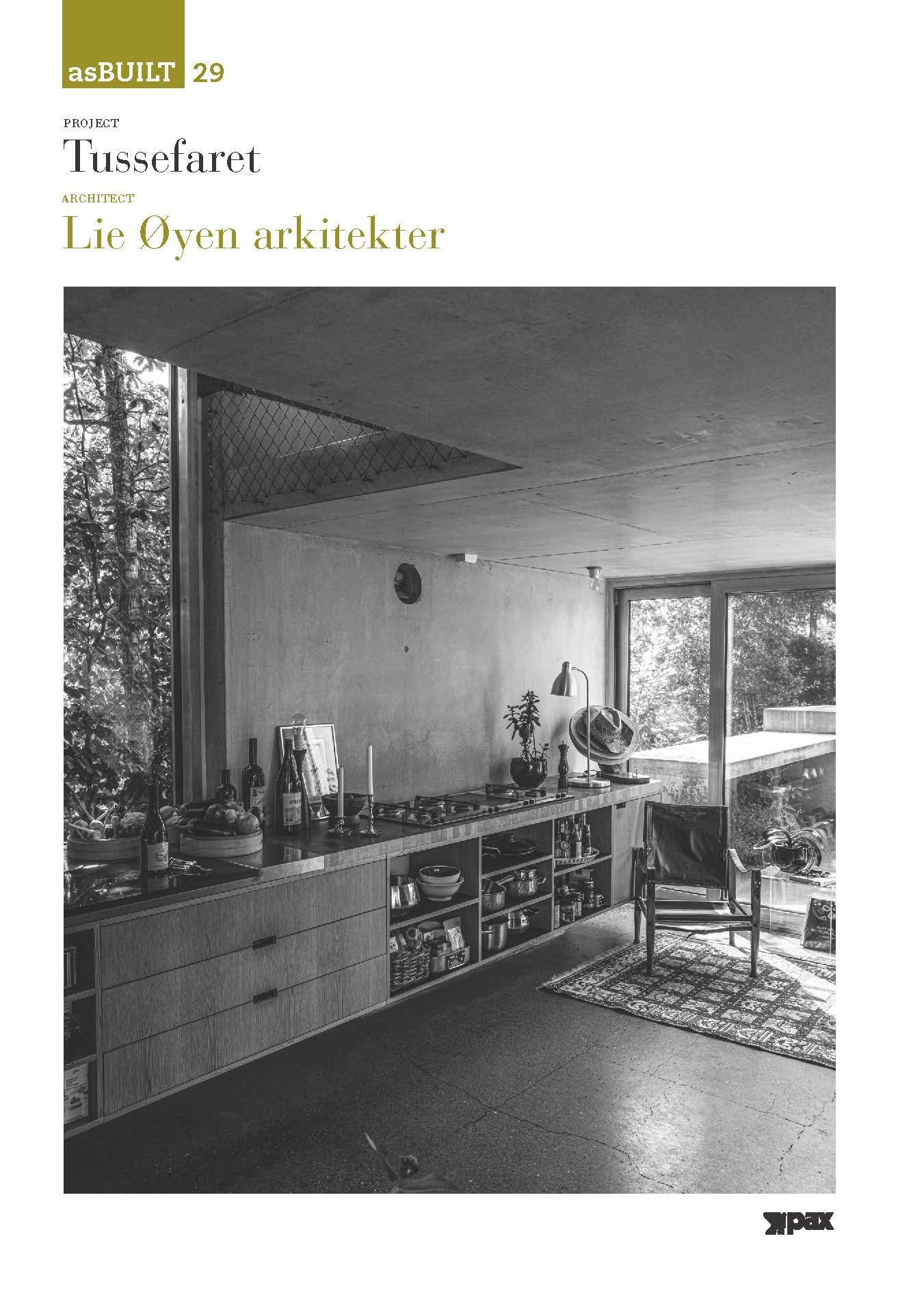 Project Tussefaret, architect Lie Øyen arkitekter