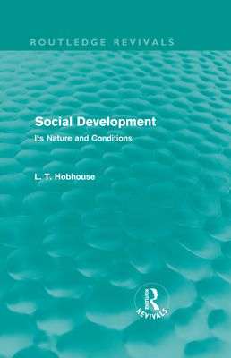 Forsidebilde av Social Development (Routledge Revivals) : Its Nature and Conditions