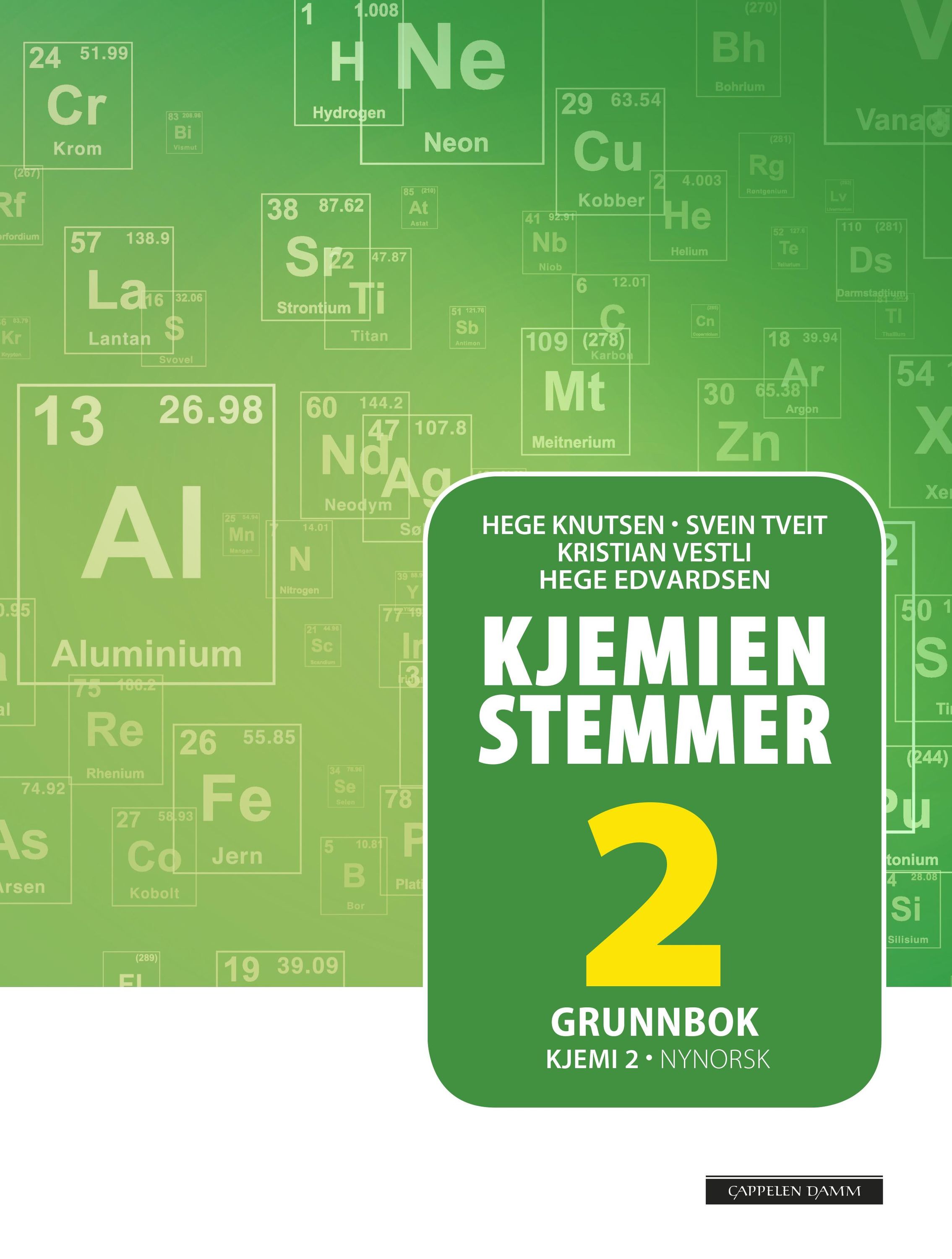 Kjemien stemmer 2 : kjemi 2 : grunnbok