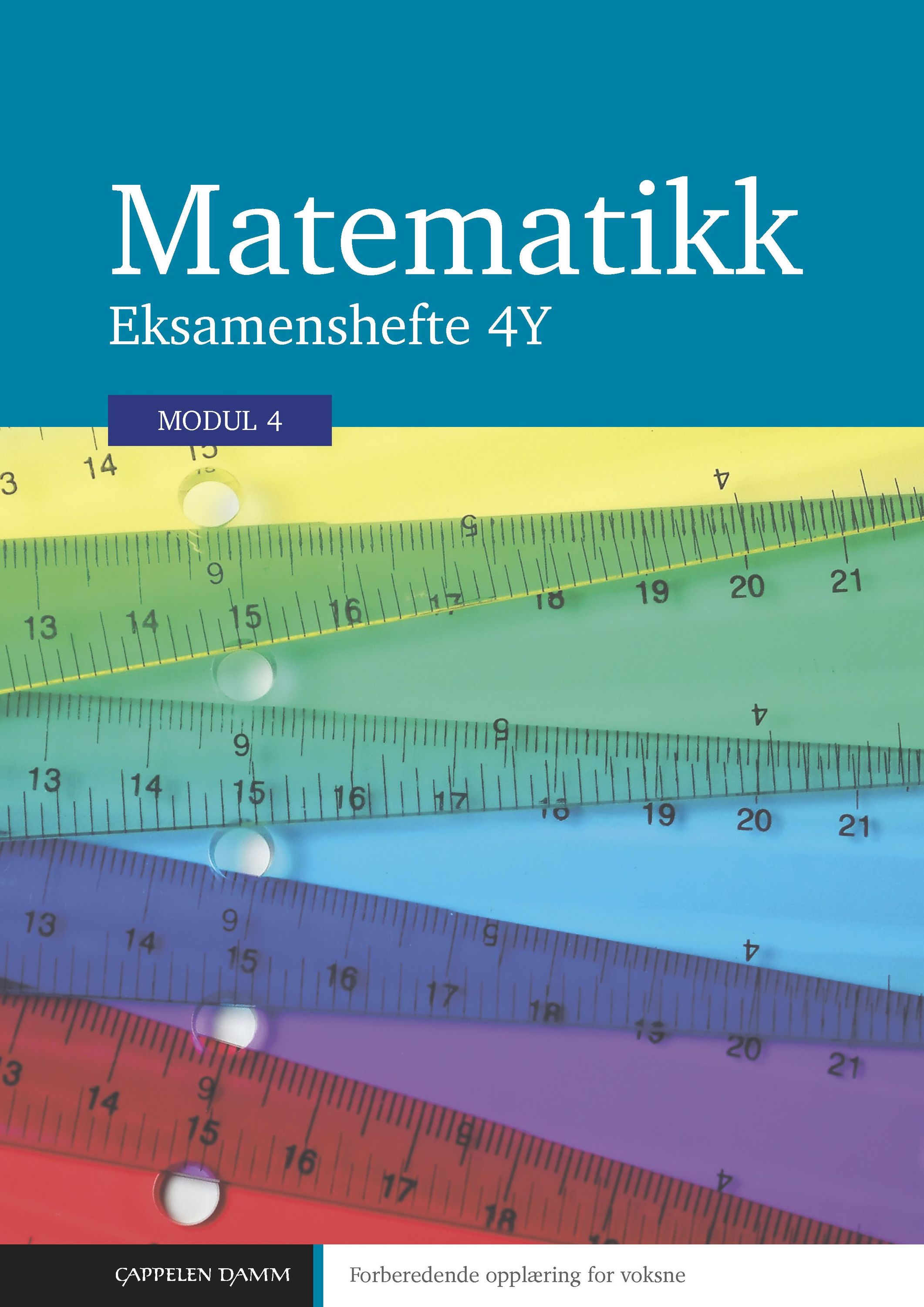 FOV matematikk eksamenshefte : forberedende opplæring for voksne modul 4Y