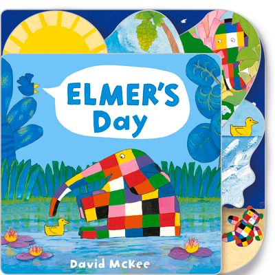 Elmer's Day : Tabbed Board Book