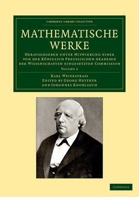 Mathematische Werke : Herausgegeben unter Mitwirkung einer von der koniglich preussischen Akademie der Wissenschaften eingesetzten Commission