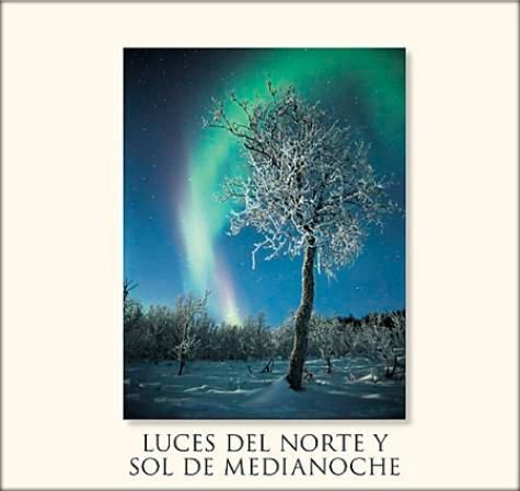 Luces del norte y sol de medianoche