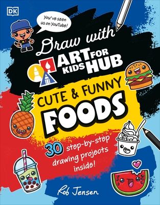 Forsidebilde av Draw with Art for Kids Hub Cute and Funny Foods