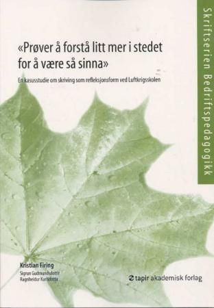 Prøver å forstå litt mer istedet for å være så sinna : en kasusstudie om skriving som refleksjonsform ved Luftkrigsskolen