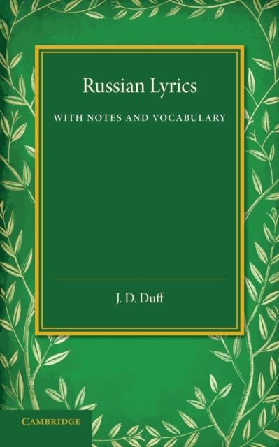 Russian Lyrics : With Notes and Vocabulary