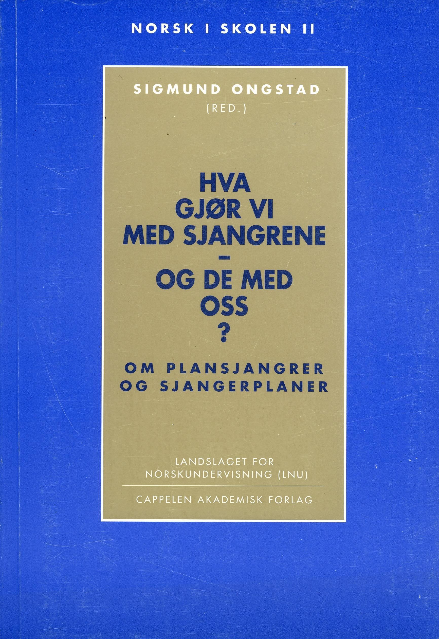 Hva gjør vi med sjangrene og de med oss? : om plansjangrer og sjangerplaner