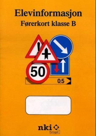 Elevinformasjon : førerkort klasse B