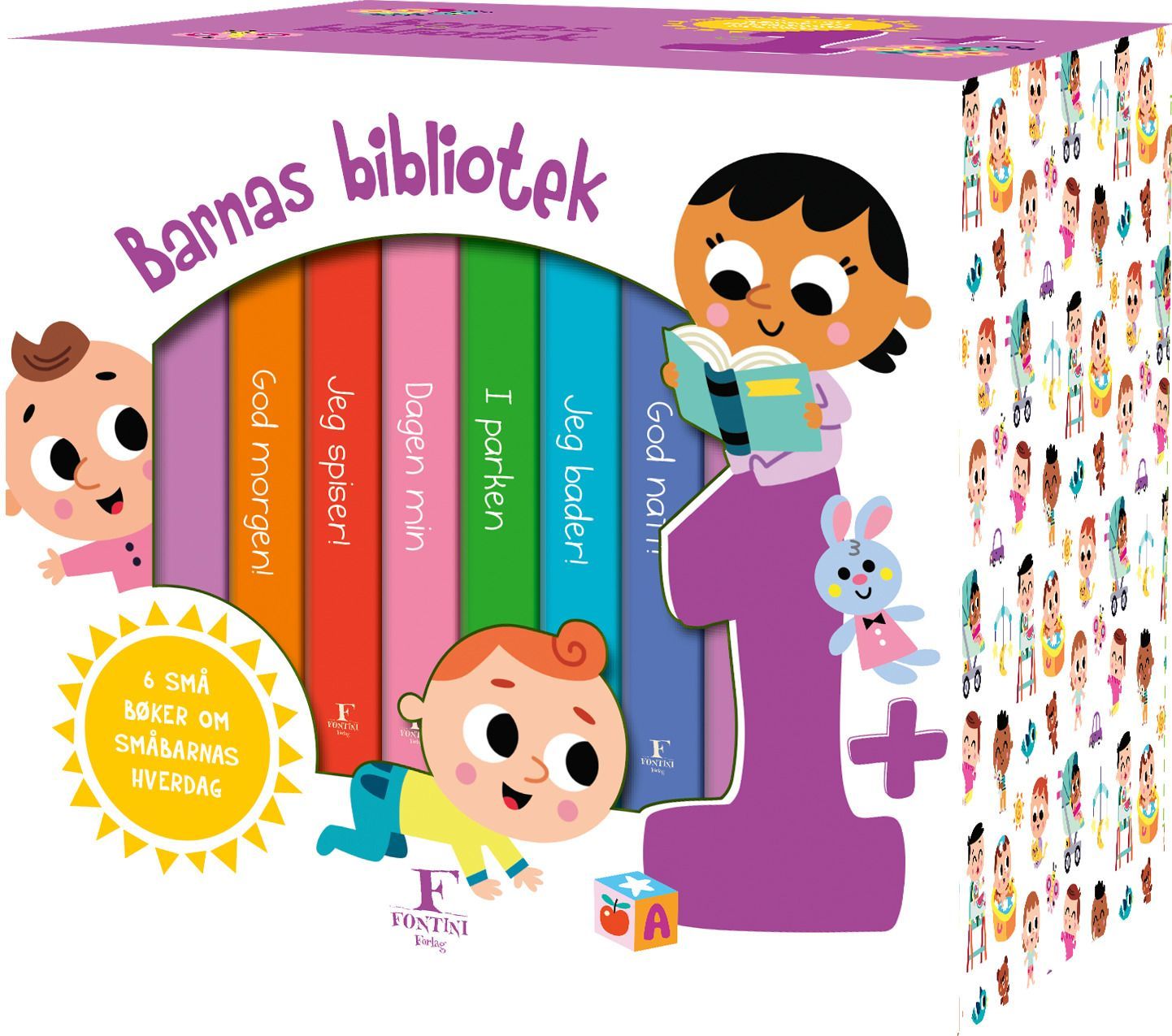 Barnas Bibliotek 1+ : 6 små bøker om småbarnas hverdag