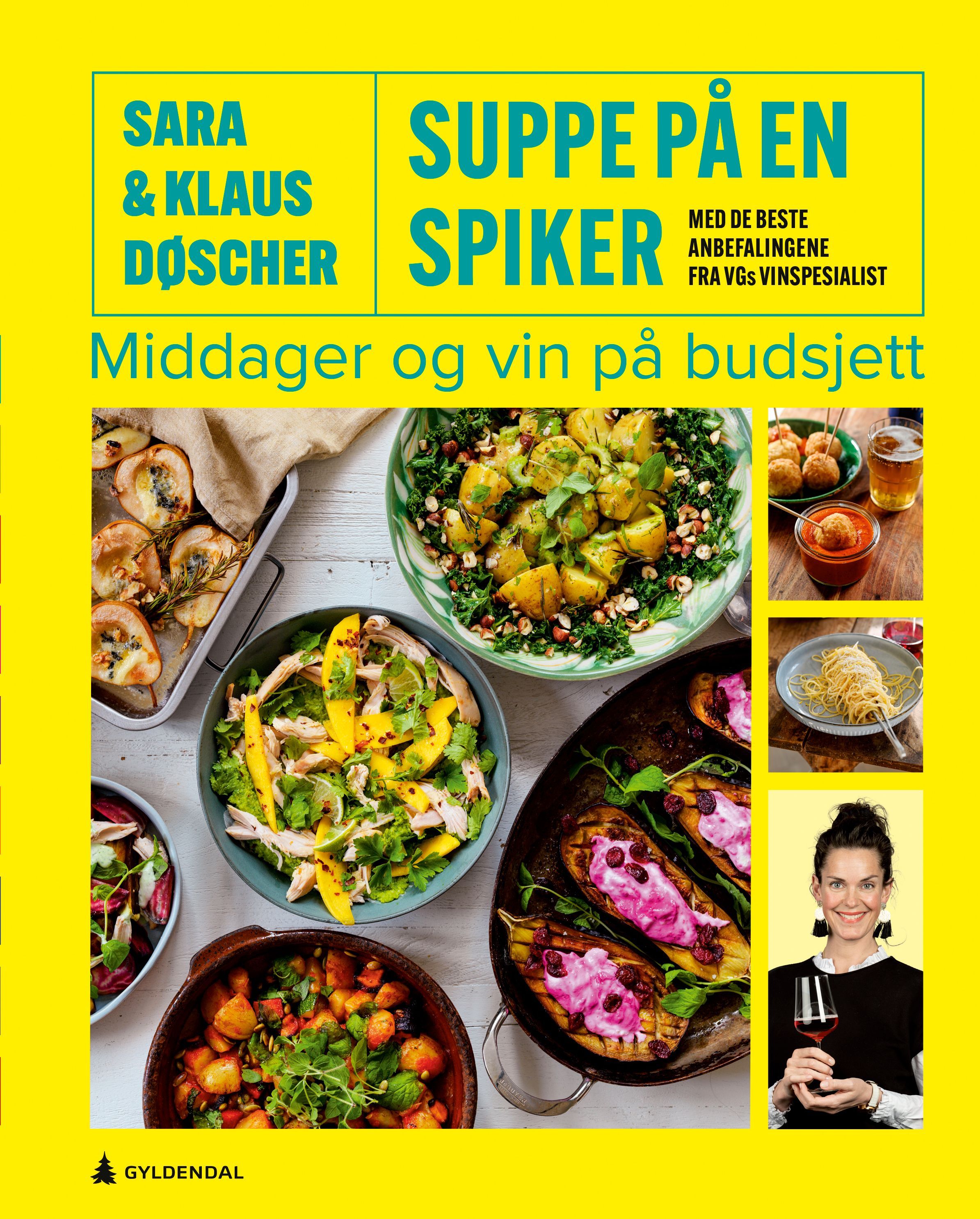 Suppe på en spiker : middager og vin på budsjett