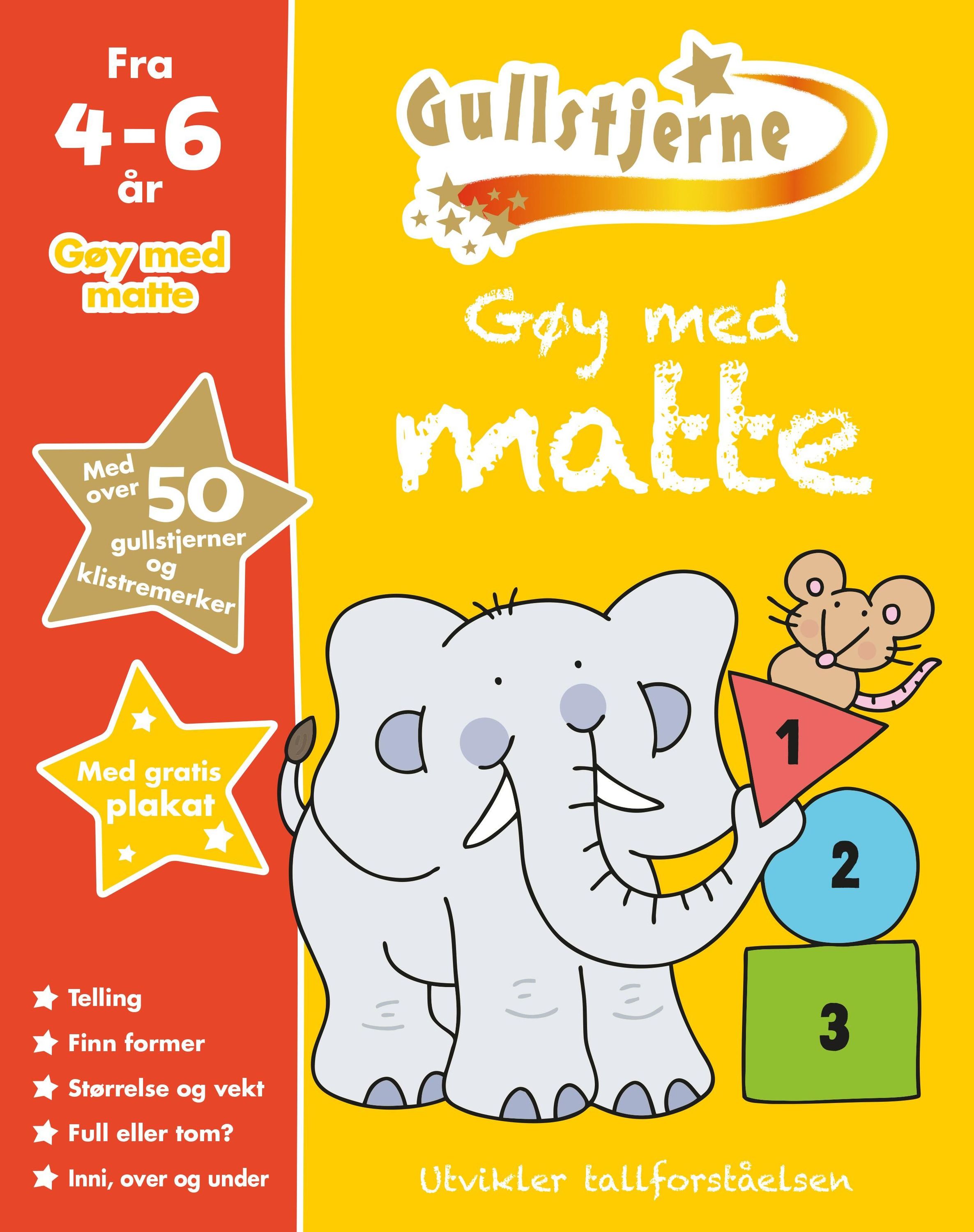 Gøy med matte : gullstjerne 4-6 år