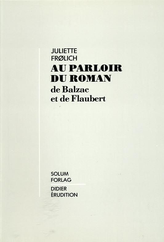 Au parloir du roman