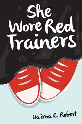 She wore red trainers