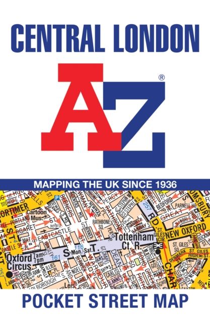 Central London A-Z Pocket Street Map : Detailed and Accurate Iconic Street Map of London