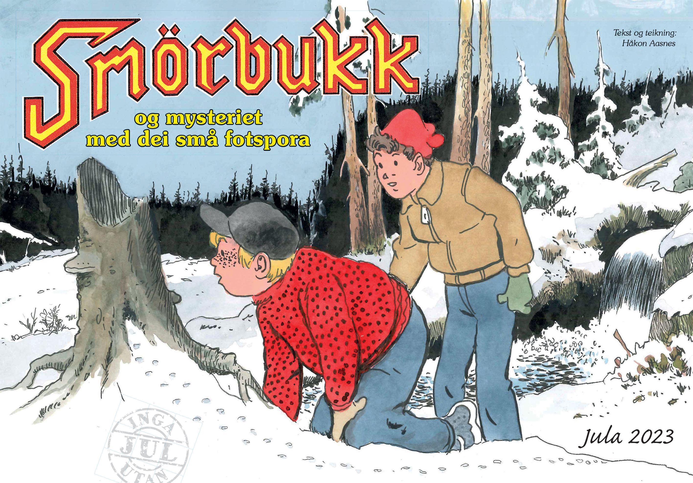 Smørbukk og mysteriet med dei små fotspora : jula 2023